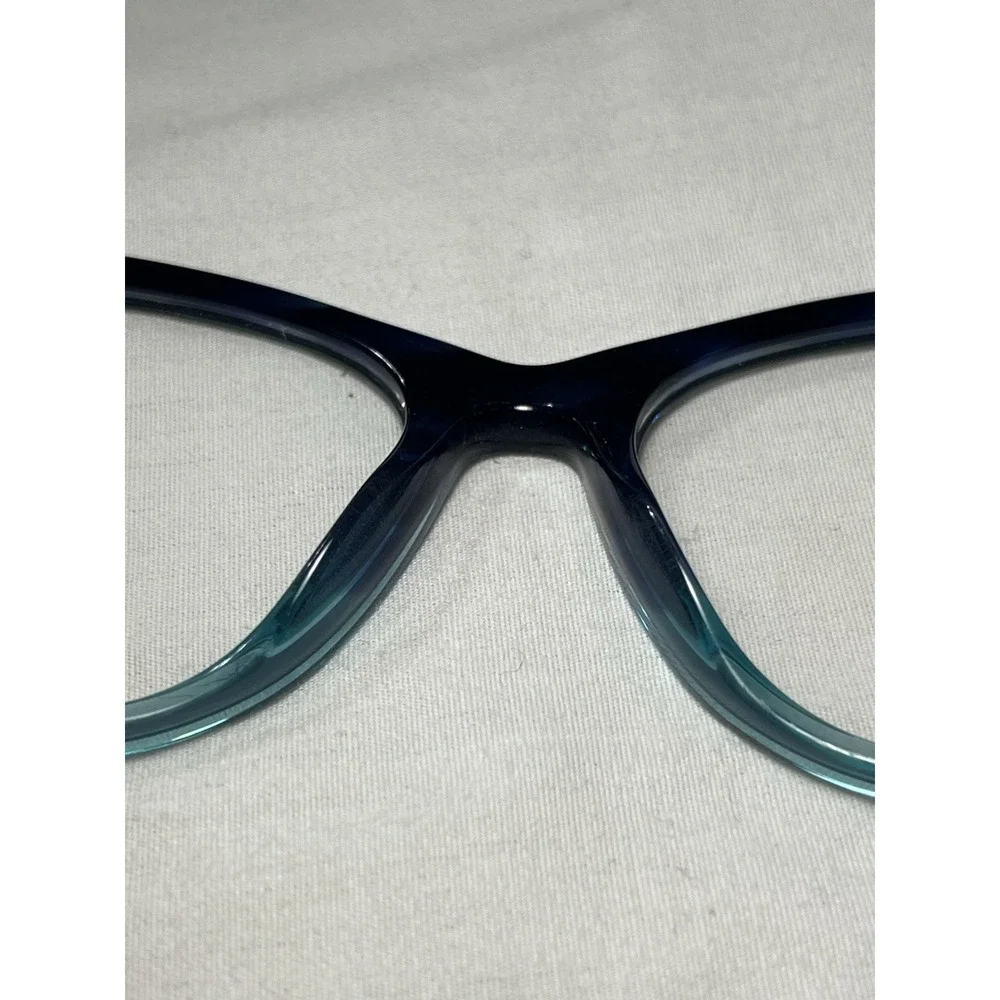 Maui Jim MJO 2123-08E Cat Eye Crystal Blue Eyeglasses Frame Only 52-18-135